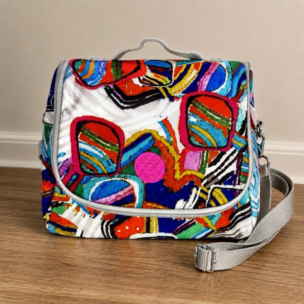 Kipling Kichirou Insulated Lunch Bag Crossbody Multicolor 9"